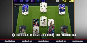Đội Hình Barca FO4 4 1 2 3 - Chiến Thuật Tiki Taka Đỉnh Cao