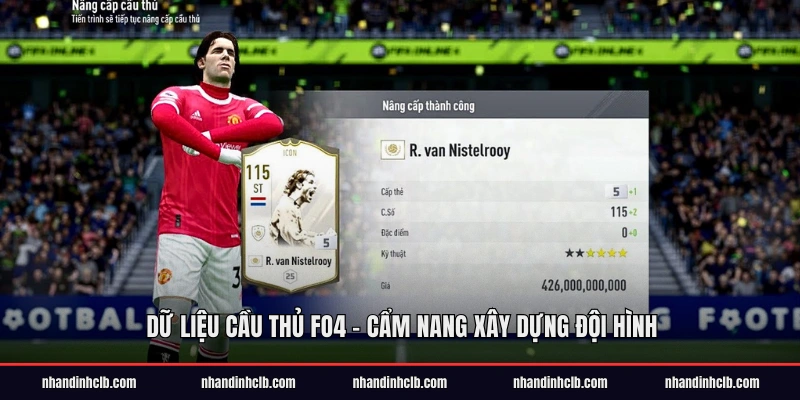 Dữ Liệu Cầu Thủ FO4 - Cẩm Nang Xây Dựng Đội Hình
