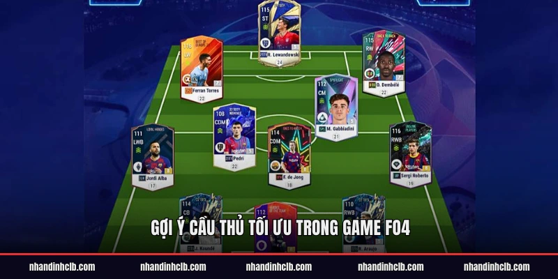 Gợi ý cầu thủ tối ưu trong game FO4