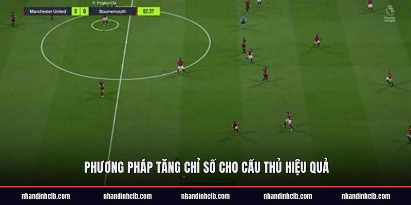 Phương pháp tăng chỉ số cho cầu thủ hiệu quả